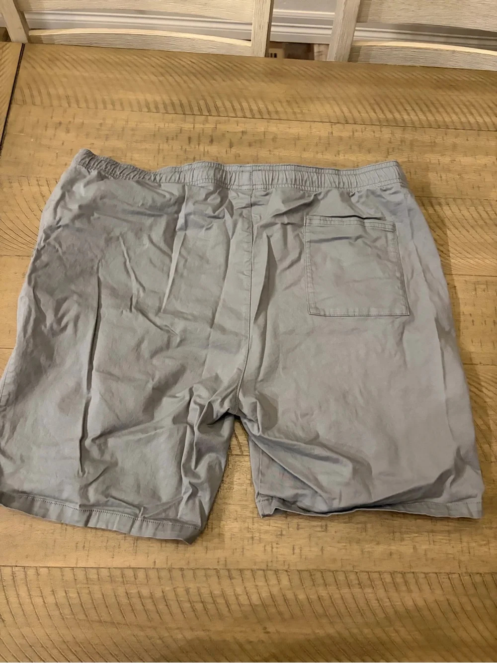 Light Gray Drawstring Shorts